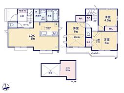 昭島市福島町2丁目2期　新築戸建　全3棟　C号棟