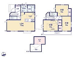 昭島市福島町2丁目2期　新築戸建　全3棟　A号棟