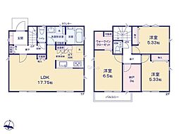 武蔵村山市大南4丁目2期　新築戸建　全1棟　1号棟