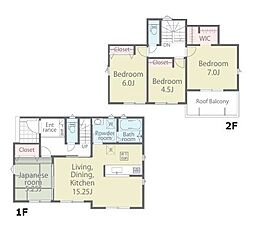 西東京泉町4丁目第1期　新築戸建　全1棟　　1号棟