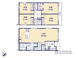 相模原市南区若松5丁目 新築戸建　全1棟　1号棟