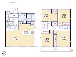 町田市金井1丁目3期　新築戸建　全1棟