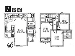 昭島市松原町4丁目　新築戸建　全2棟　1号棟