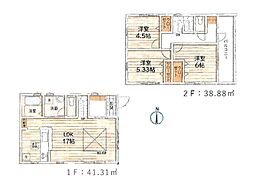 小平市学園西町3丁目第2期　新築戸建　全1棟　1号棟
