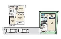 日野市上田　新築戸建　全5棟　3号棟