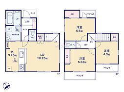 武蔵村山市三ツ藤3丁目第6期　新築戸建　全1棟　1号棟