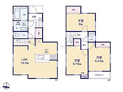 昭島市中神町2丁目　新築戸建　全1棟　1号棟