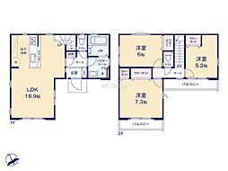 府中市多磨町2丁目1期 新築戸建 全1棟