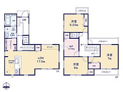 武蔵村山市神明1丁目第7期　新築戸建　全6棟　1号棟