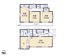 東久留米南沢5期　新築戸建　全1棟　A号棟