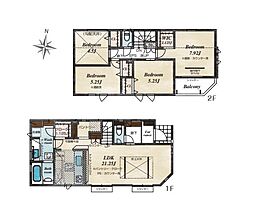 練馬区大泉学園町8丁目　新築戸建　全1棟　1号棟