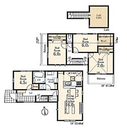東大和狭山第5期 新築戸建 全2棟 1号棟