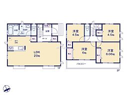 川崎市宮前区南野川1丁目　新築戸建　全2棟　B号棟