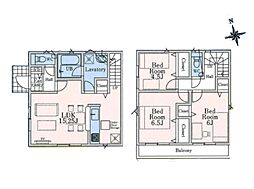 武蔵村山市残堀4丁目第20　新築戸建　全3棟　1号棟