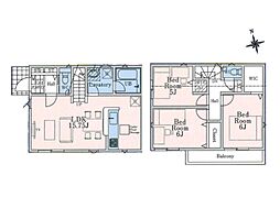 武蔵村山市残堀4丁目第20　新築戸建　全3棟　2号棟