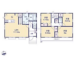 武蔵村山市大南3丁目5期　新築戸建　全1棟　1号棟