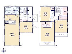 東村山市諏訪町2丁目第5 新築戸建 全2棟 1号棟