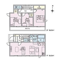 小平市仲町第1期　新築戸建　全1棟　1号棟