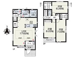 昭島市郷地町1丁目2期　新築戸建　全2棟　1号棟