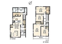 八王子市椚田町第5 新築戸建 全4棟 1号棟