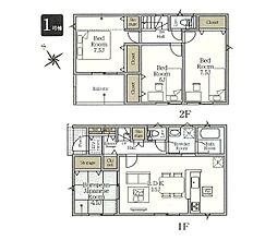 八王子市平町第2　新築戸建　全1棟　1号棟