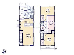 小平市上水本町2丁目　新築戸建　全2棟　2号棟