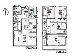 稲城市押立第6　新築戸建　全3棟　2号棟