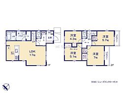 稲城市平尾5期　新築戸建　全3棟　3号棟