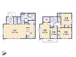 昭島市玉川5丁目9期　新築戸建　全1棟　1号棟