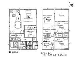 秦野市弥生町第5　新築戸建　全2棟　2号棟