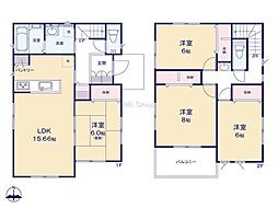秦野市入船町　新築戸建　全3棟　2号棟