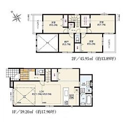 稲城市東長沼9期　新築戸建　全3棟　　1号棟