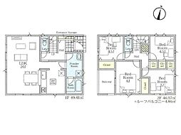 立川市栄町2丁目　新築戸建　全8棟　2号棟