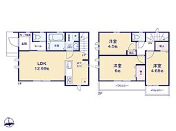 小平市花小金井5丁目5期　新築戸建　全2棟　A号棟