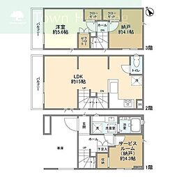 市川市新井３丁目の一戸建て