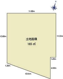 宝塚市雲雀丘２丁目　古家付土地