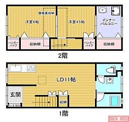 鶴見1丁目貸家 1