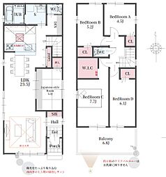 稲沢市井之口北畑町1期　全2棟　2号棟