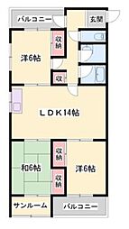 メゾンやすむろII 4-B