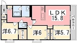 オカバ姫路青山シャーメゾンA棟 305