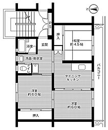 ビレッジハウス国本5号棟 406