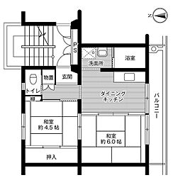 ビレッジハウス国本6号棟 208