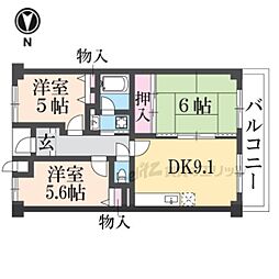 ジュネス東生駒 104