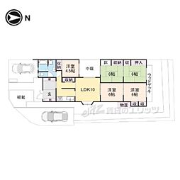 奈良市中登美ヶ丘１丁目の一戸建て