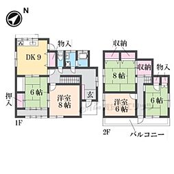 生駒市生駒台南の一戸建て