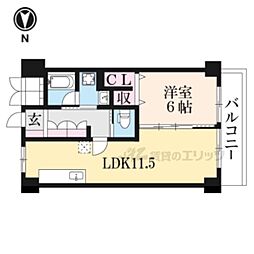 近鉄東生駒コーポ 404