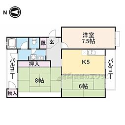 三室山コープタウン2号棟 202