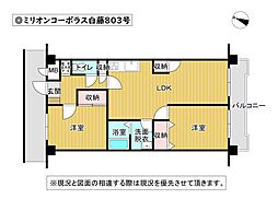 ミリオンコーポラス白藤 803