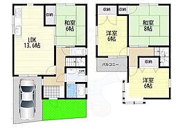 奈良市二名3丁目の一戸建て