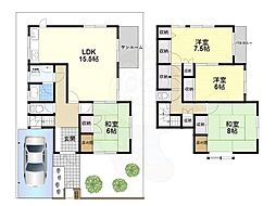 御所市大字櫛羅の一戸建て